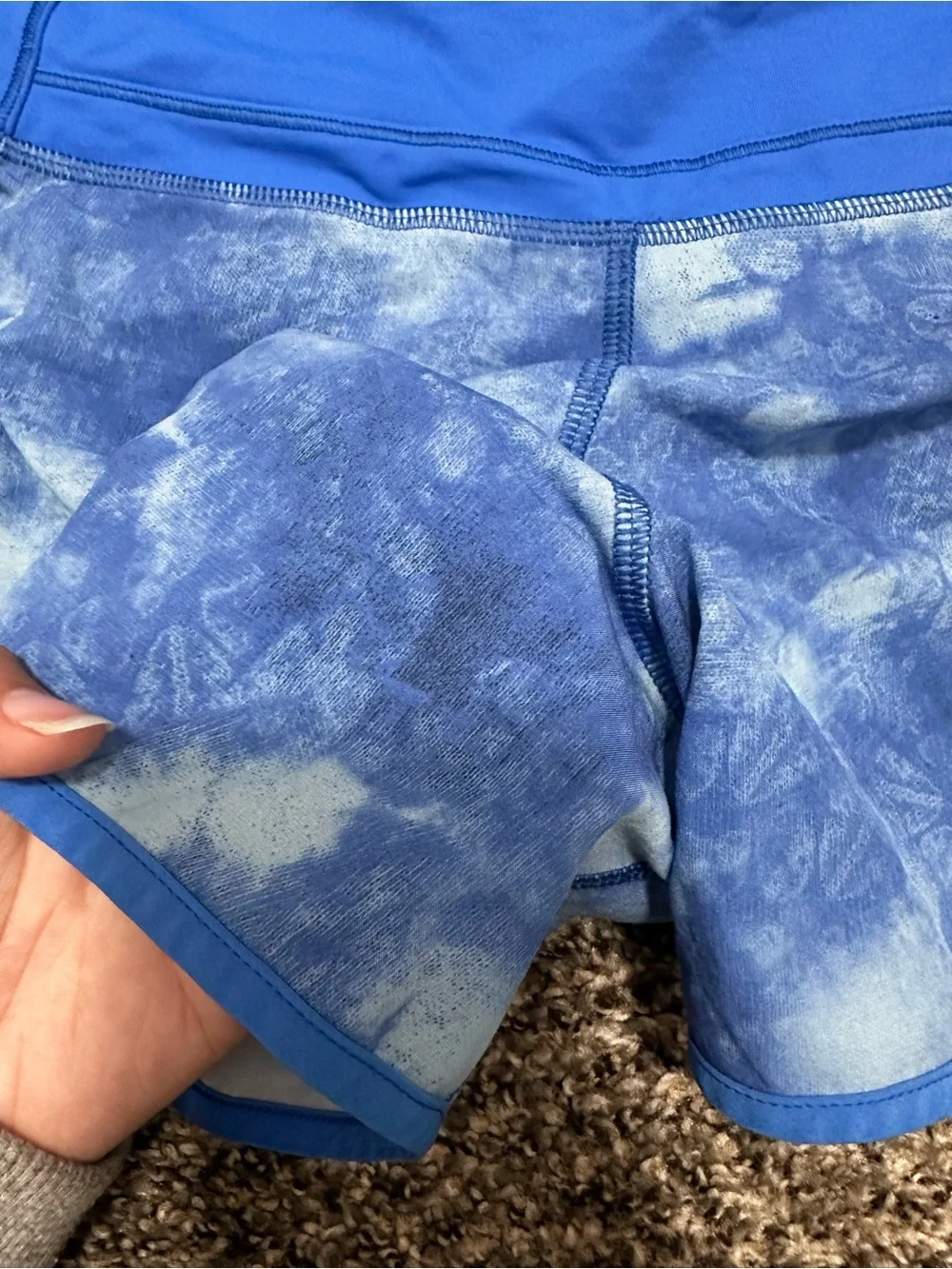 Lululemon tie dye shorts